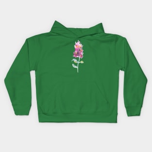 Beautiful watercolor pink Orchid Kids Hoodie